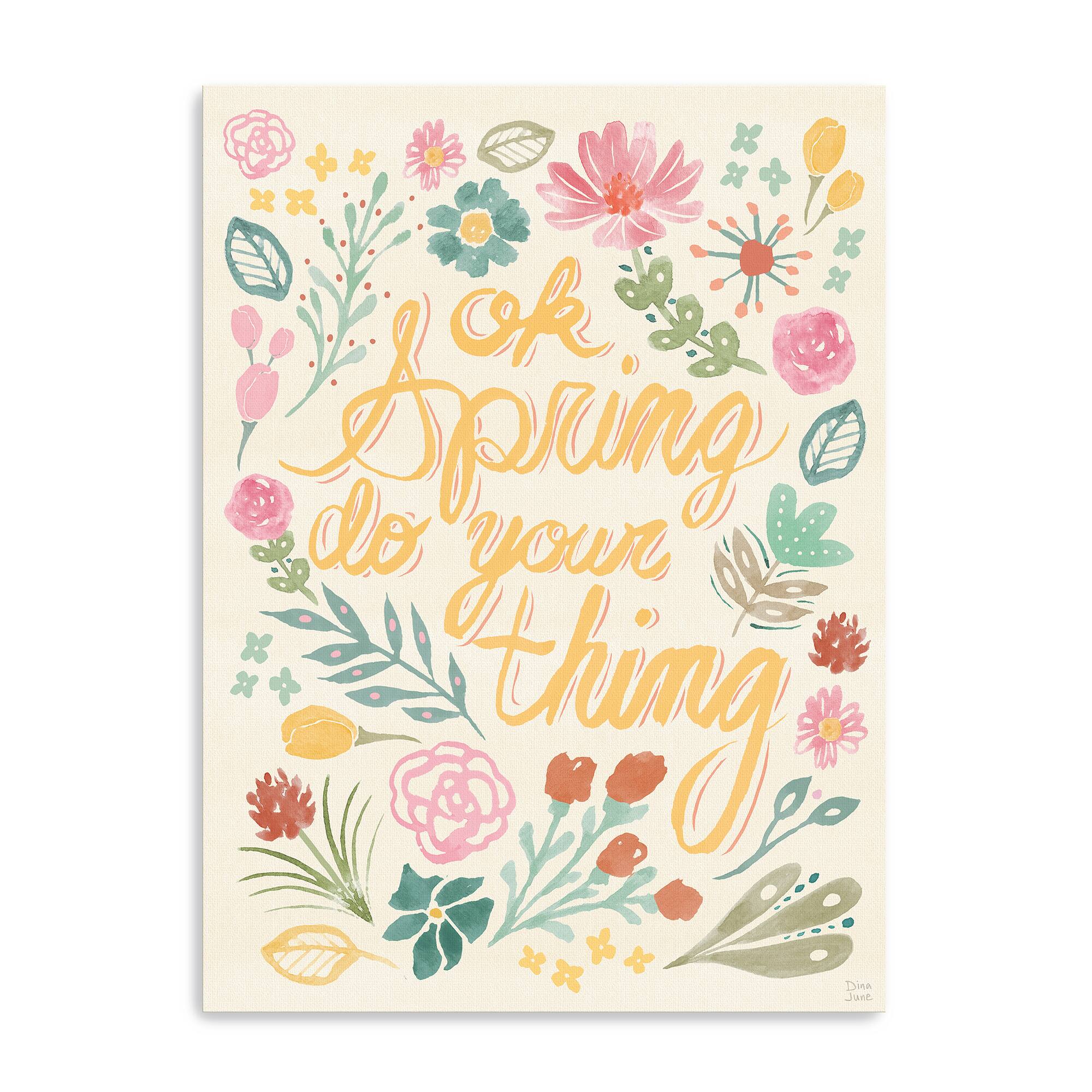 Lumaprints Spring Song IV Canvas Giclée Art